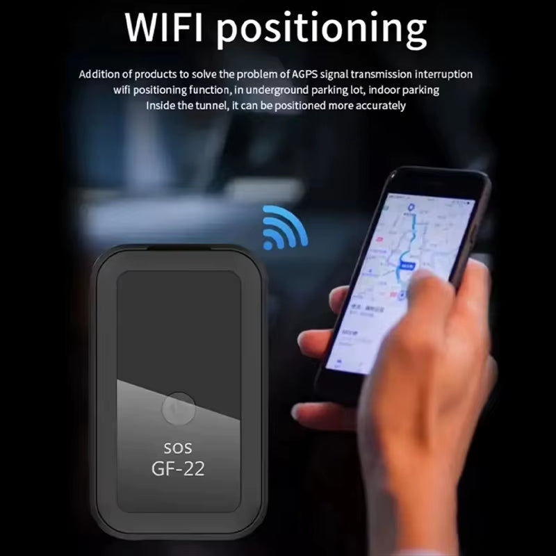 GF22 Mini Car Tracker Real Time Magnetic Gpsdevice Anti-Loss Location Tractor Precise Slmmessage Positioner SOS Alarm Device