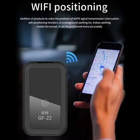 GF22 Mini Car Tracker Real Time Magnetic Gpsdevice Anti-Loss Location Tractor Precise Slmmessage Positioner SOS Alarm Device